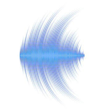 Sound wave for DJ mix cover with music waveform as a vinyl grooves