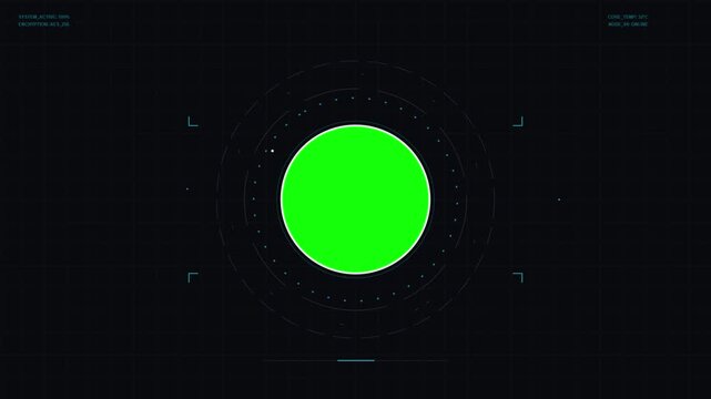 Corporate Logo Reveal Placeholder Green Screen Tech Motion