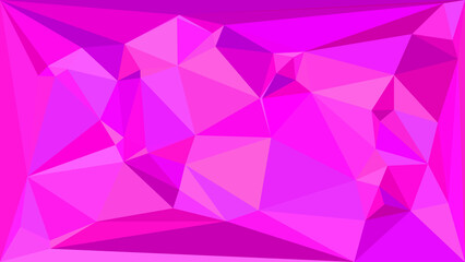 Fototapeta premium Deep purple geometric low poly background with abstract triangular facets for elegant design