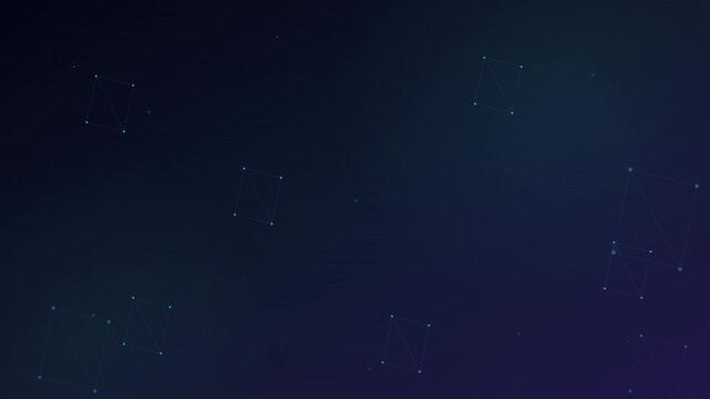 abstract blue gradient tech vector background loop