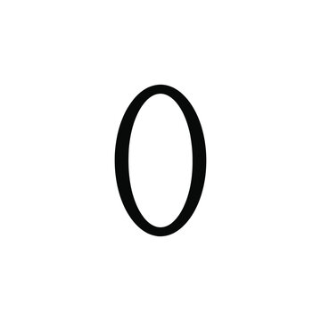 A thin black outline of a vertical oval shape, centered on a plain white background, representing a simple geometric