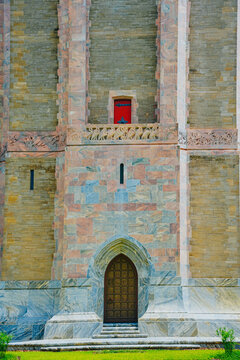 The landscape of Bok tower garden in lake wales of Florida