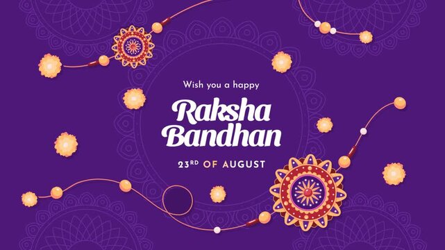 Raksha bandhan Motion Graphics animation template