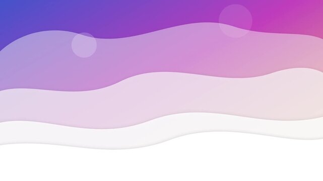 Elegant White Clean Minimalist Paper Cut Animation