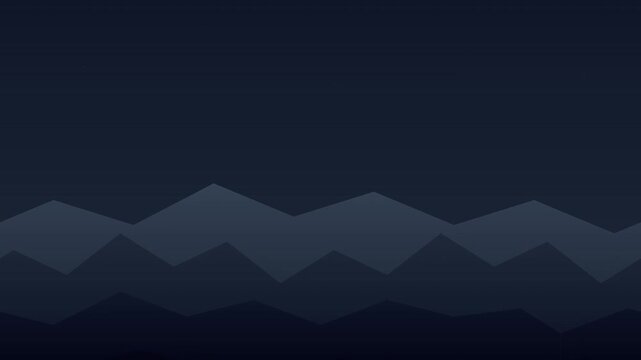 flat vector mountains parallax scrolling landscape loop