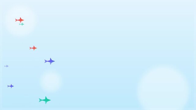 abstract origami birds flying vector motion background loop
