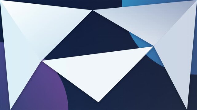 abstract origami folded paper geometric vector motion background