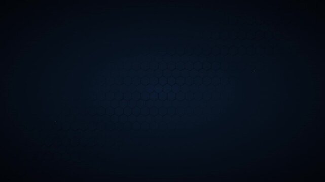 Futuristic Hexagon Honeycomb Blue Tech Motion Graphic