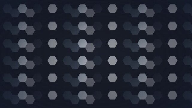 geometric hexagon honeycomb modern vector animation loop