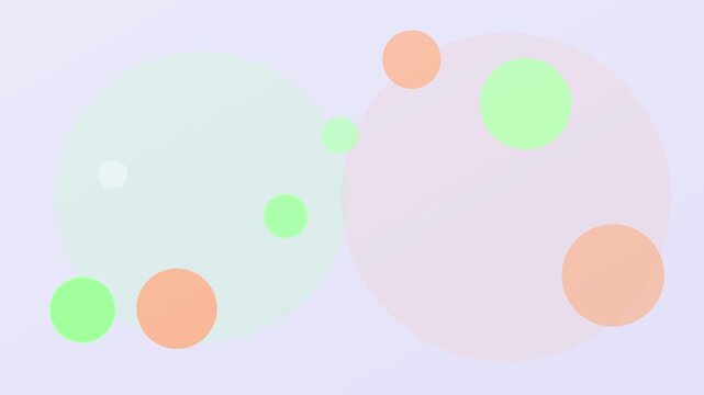 high contrast pastel gradient soft bubble background