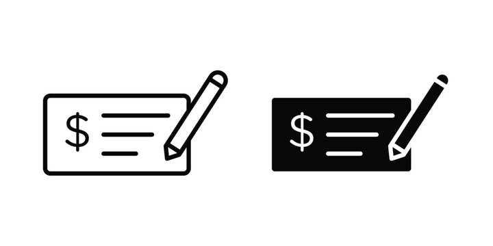 Money check icon