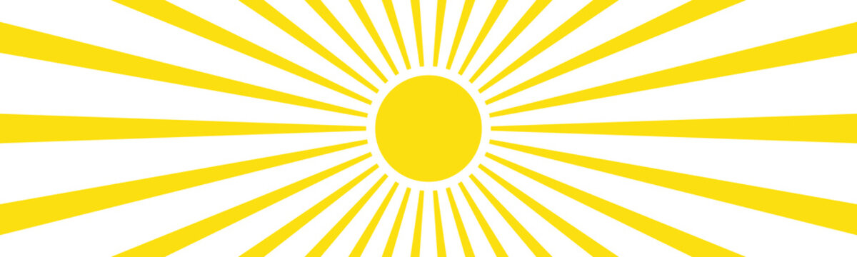 Groovy hippie retro sunny background. Abstract hand drawn doodle sunshine shapes in trendy childish naive art style. Contemporary summer poster banner vector template