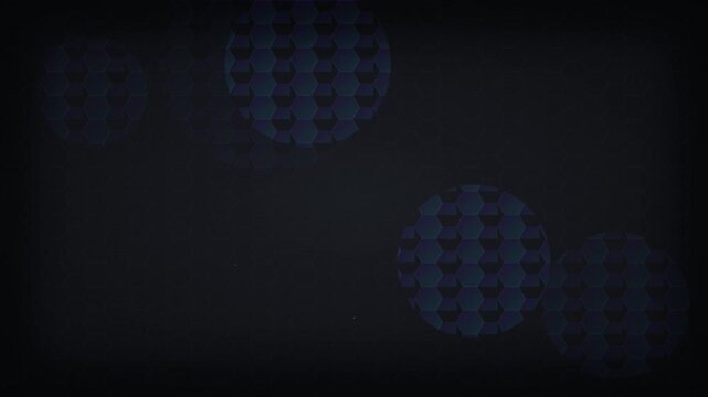 industrial tech steel plate hex grid animation