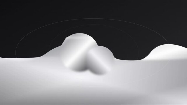 liquid metal silver abstract fluid vector motion