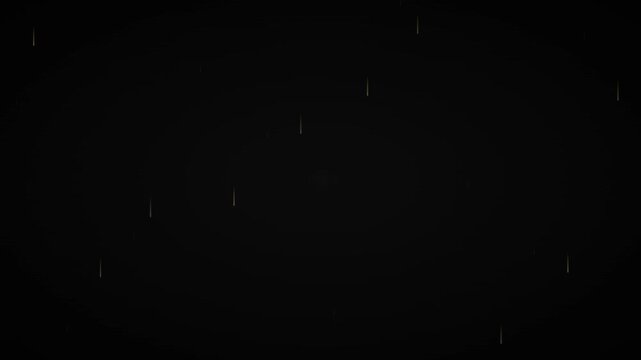 Luxury Golden Ember Rain Particles Vector Animation Graphic