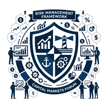 Business Risk Management Framework Capital Markets Forum Icons