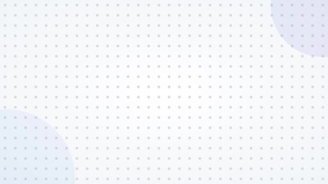 minimalist clean white geometric dot vector animation