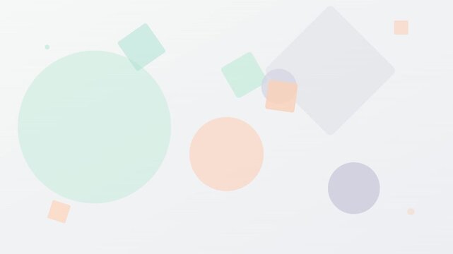 Minimalist Flat Geometric Vector Shape Animation Loop