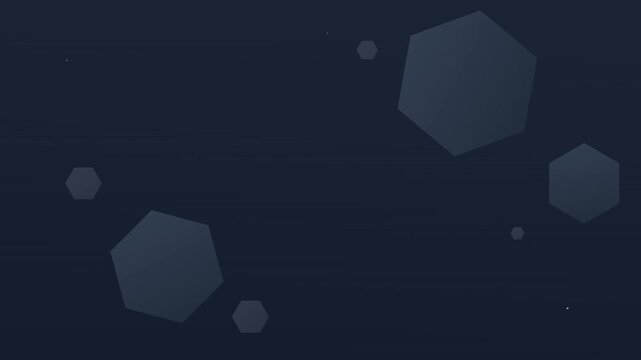 Minimalist Geometric Hexagon Pattern Corporate Style