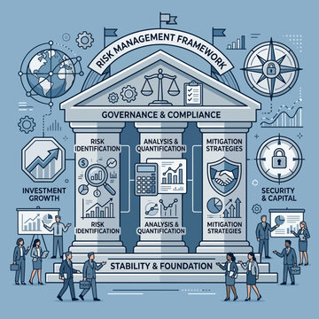 Comprehensive Risk Management Framework Visualizing Corporate Governance And Strategy