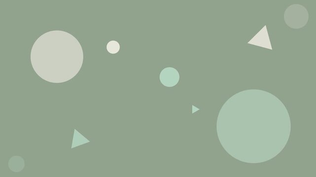 Minimalist Geometric Soft Pastel Shape Animation Background