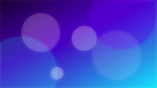 modern abstract glassmorphism frosted circles loop
