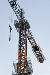 Naklejka premium Building and construction industry crane lifting machinery