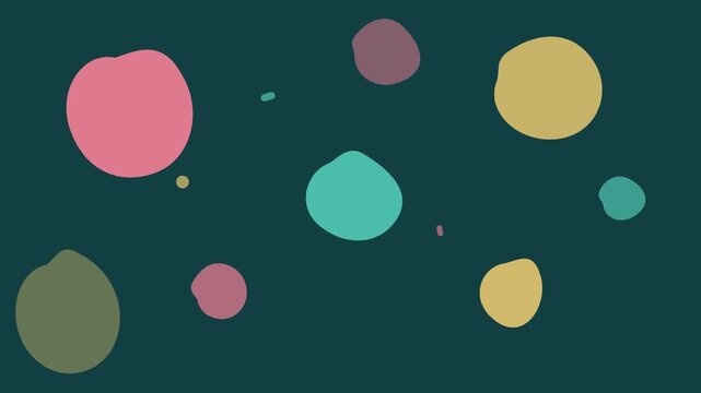 Modern Abstract Terrazzo Pattern Vibrant Color Animation