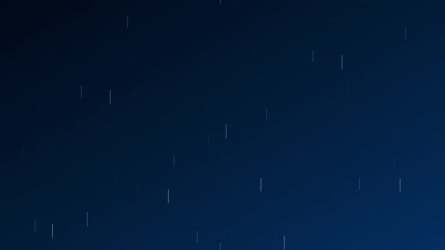 Modern Corporate Blue Rain Tech Background Vector Animation