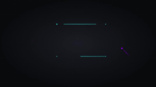 modern flat tech circuit board vector animation loop