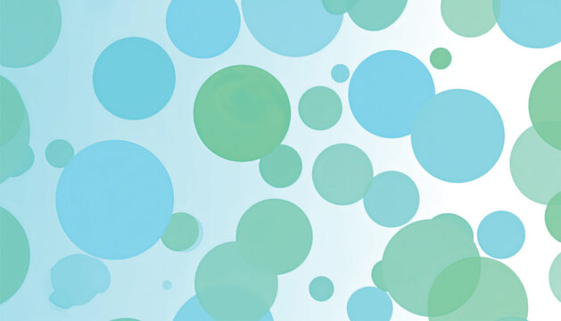 Blue and green circles pattern.