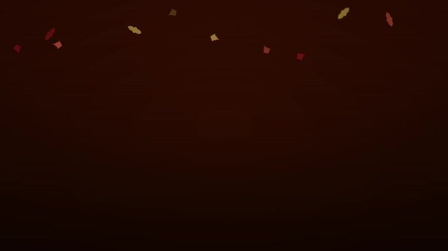 autumn leaf tumble abstract nature vector animation