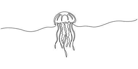 octopus continuous line art drawing style. Minimalist black octopus seafood outline. editable active stroke vector, octopus sketch, drawing by one continuous line, on abstract background vector pro. © Shovo