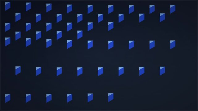 modern isometric cube grid vector animation pattern
