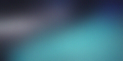 Fototapeta premium Abstract dark blue and teal gradient background with subtle grainy texture