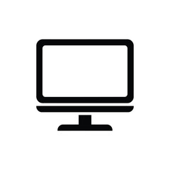 Fototapeta premium A black and white illustration of a computer monitor