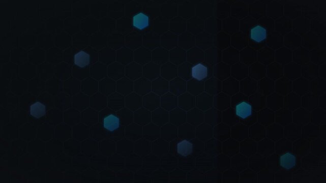 Professional Corporate Hexagon Grid Tech Backdrop Loop