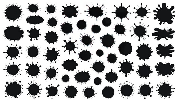 Black virus bacteria cells microbe.