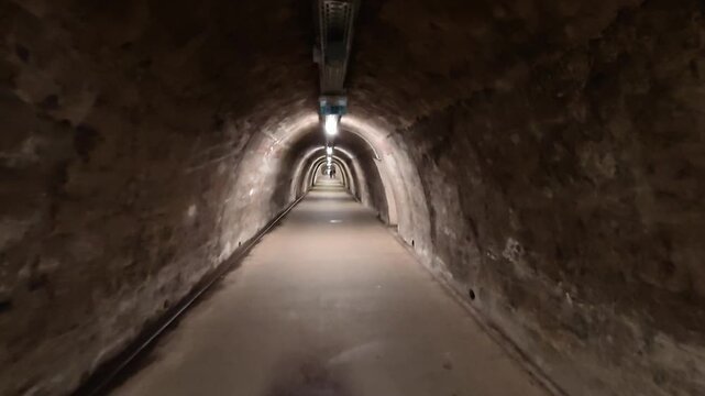 Zagreb underground world war II tunnels