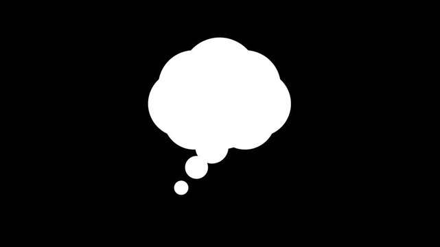Thought Bubble Concept Sketch Icon Animation