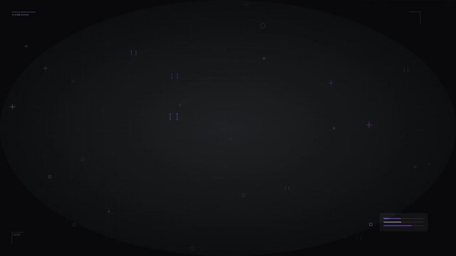 sleek dark mode symbol rain ui background