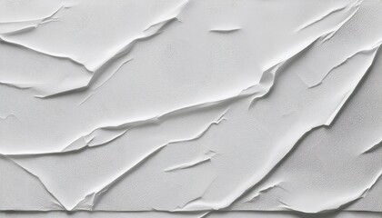 Obraz premium White Paper Texture Glued Poster Overlay