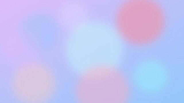 Soft Boken Circles Blurred Vector Loop Animation