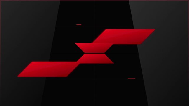 Bold Red Black Abstract Tech Energy Background