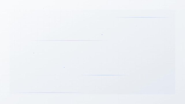 Clean White Minimalist Tech Data Stream Background