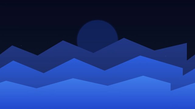 corporate blue stepped gradient mountain motion background