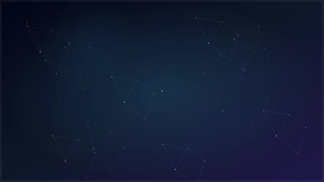 Abstract Dots and Lines Plexus Technology Background