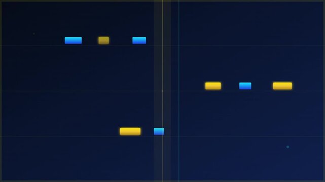 Data Mining Process Abstract Tech Vector Animation