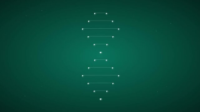 DNA Helix Science Technology Biotech Vector Animation