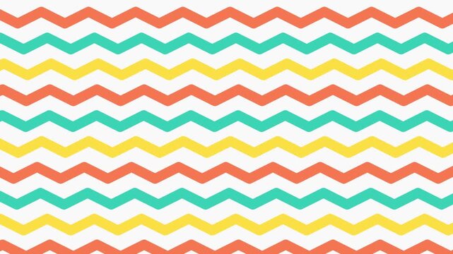 dynamic abstract zigzag pattern vector motion background